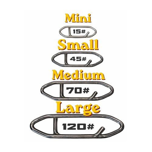 Fishing Speed Clips 50 Pack – Stainless Steel Quick Change Snap Clips - Mini