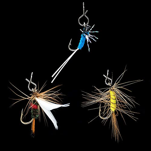 Fly Fishing Snap Clips - 50 Pack Stainless Steel Lure Clips - Size L