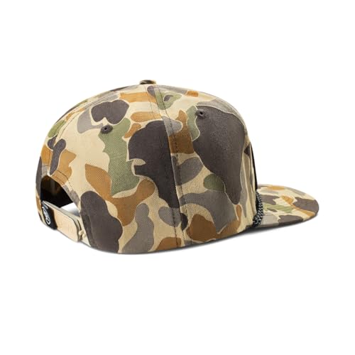 Ariat Men's Camo Embroidered Logo Rope Detail Baseball Cap