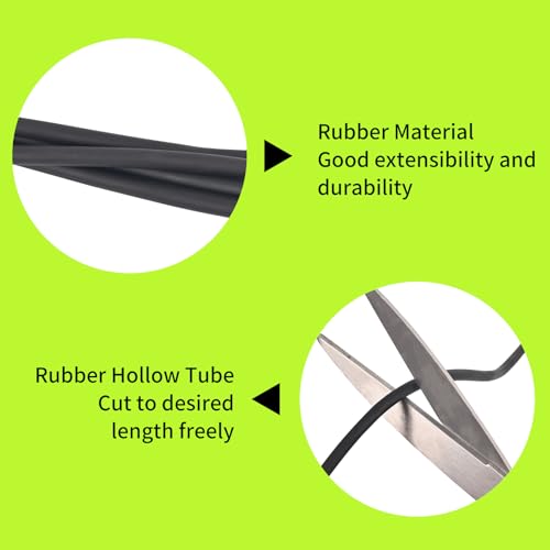 6.5ft Compound Bow Peep Sight Tubing - Rubber Replacement Accessory