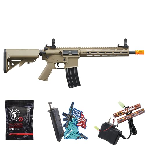 M4 AEG Airsoft Gun - Lancer Tactical Gen 2 Hellion 10" Tan