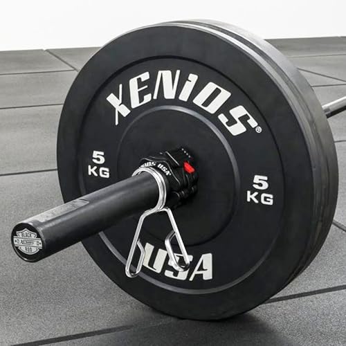 Olympic Grip Plate Weight Plate - 2-Inch Cast Iron - Set of 2 Silver