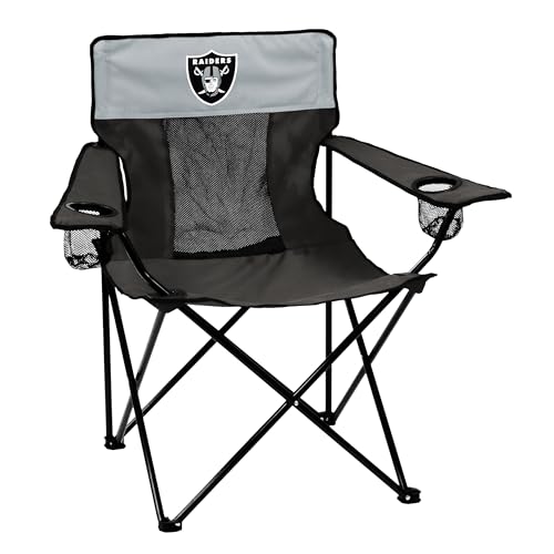 NFL Las Vegas Raiders Elite Chair - Portable & Sturdy Design