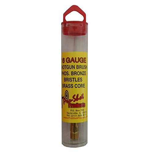 16 Gauge Shotgun Bore Brush - Heavy-Duty Bronze Bristle with Brass Core