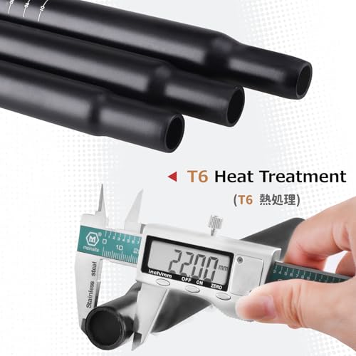 25.4mm Bicycle Seatpost - Aluminum Alloy 350mm - Black