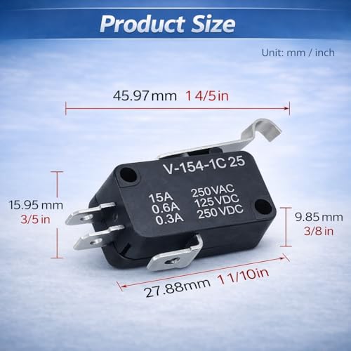 Golf Cart Micro Switch Replacement - 2 & 3 Prong Set