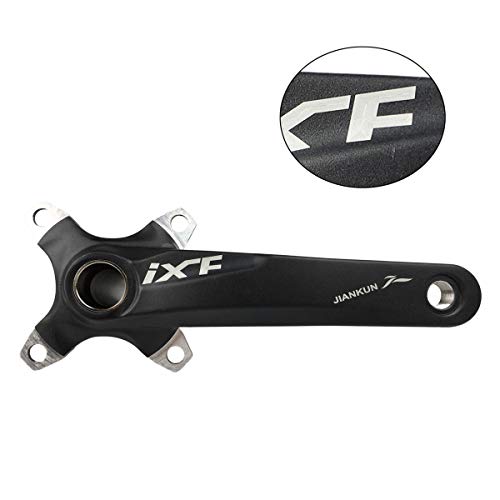 Black 170mm MTB Crank Set with 104mm BCD Bottom Bracket Chainring Bolts - Compatible with Shimano, FSA, Gaint