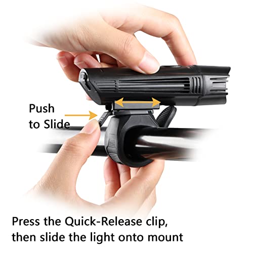 Bike Light Mount Bracket for HJ-040 Headlight - 4.72x0.98x0.79"