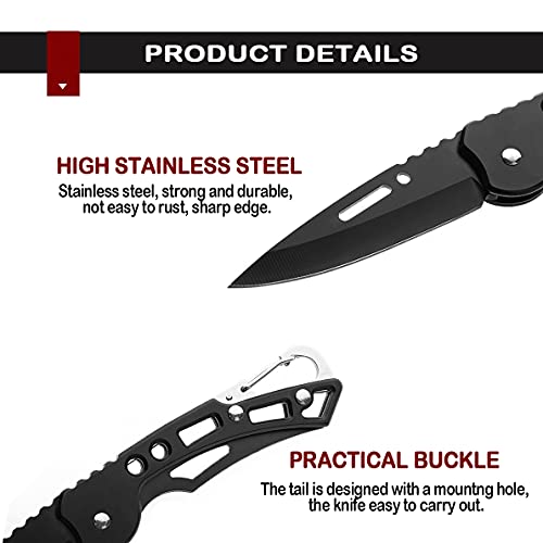 Folding Pocket Knife - 2.5 Inch Stainless Steel Blade - 1Pcs