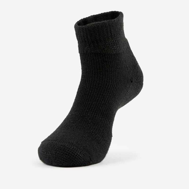 Thorlos Mens Tmx Max Cushion Ankle Tennis Socks - Large Black, 1 Pair