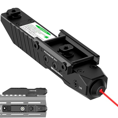 TOUGHSOUL Red Laser Sight for Rifles, Compatible with M-Lok & Picatinny Rails
