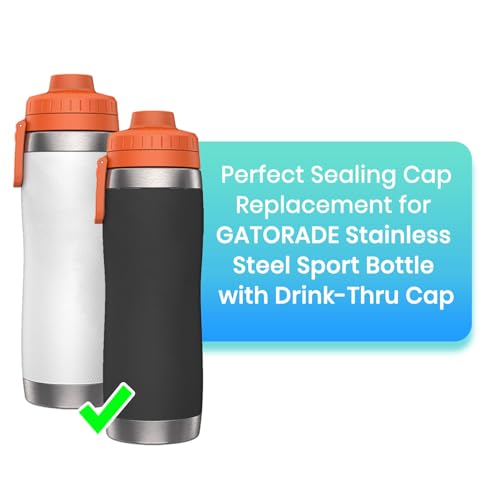 4 Pack Replacement Spill Stoppers for Gatorade 26oz Bottles