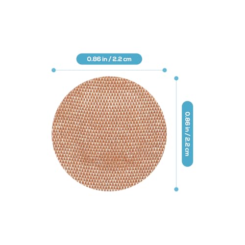 50pcs Round Fabric Bandages for Small Wounds & Skin Spots