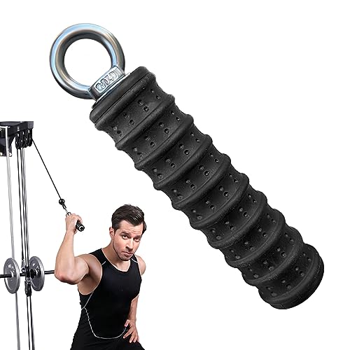 Ergonomic Tricep Rope Pulldown Attachments - Single Handle