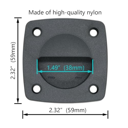 Nylon Flush Pull Handle for Marine Boat Hatches