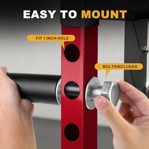 Weight Plate Holder for Power Rack - 1" Hole, 9.05 Inch Arm