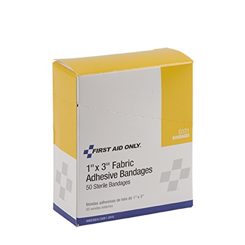 Flexible Fabric Adhesive Bandages 1" x 3" - 50 Count Box