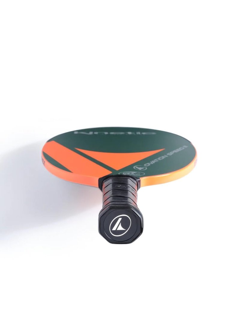 PROKENNEX Ovation Speed II - Pickleball Paddle with Toray T700 Carbon Fiber Inlay - Comfort Pro Grip - USAPA Approved (Forest Green/Orange)