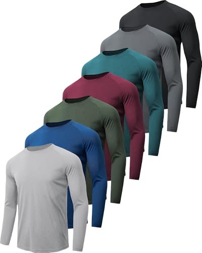Sun Protection Long Sleeve Shirts for Men - Quick Dry, UPF 50+