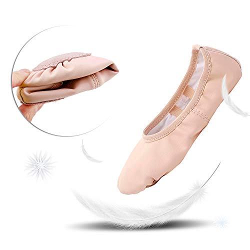 Soft Leather Ballet Shoes for Girls & Boys - Split Sole Dance Slippers