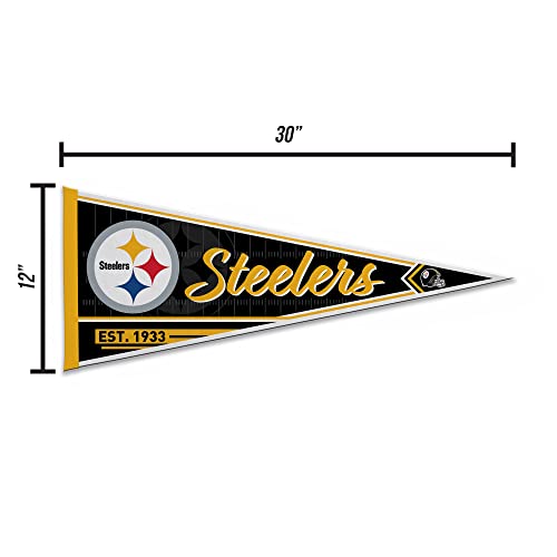 Pittsburgh Steelers 12" x 30" Felt Wall Pennant - Home Decor