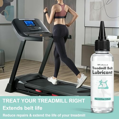 Treadmill Lubricant - 250ml Silicone Oil with Precision Cap & Tube