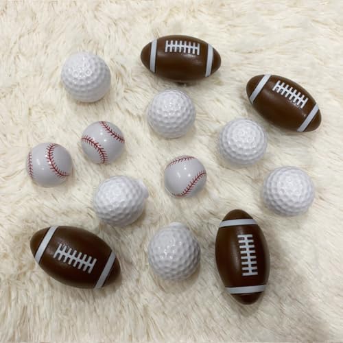 Baseball Drawer Knobs, 6-Pack Decorative Sports Cabinet Pulls