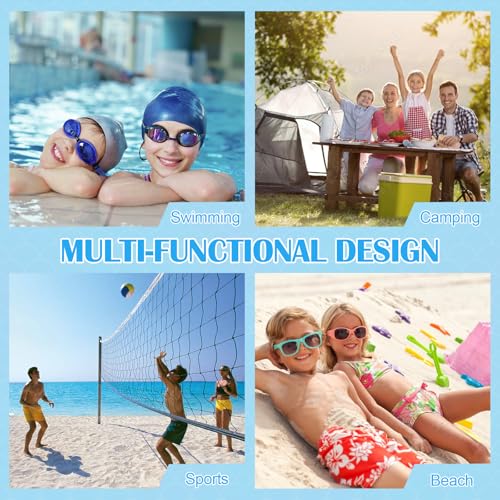 Large Microfiber Beach Towel - Blue Shark Design, Sand Free