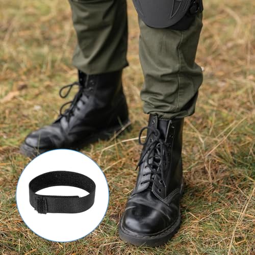 Adjustable Boot Blousers - 4 Pcs Nylon Straps for Gardening & Hiking