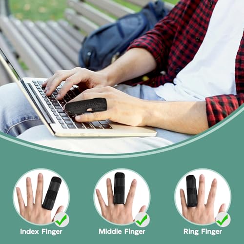 Finger Splint - Adjustable Trigger Finger Brace with Metal Bars