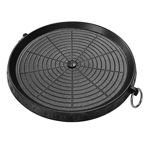 Non-Stick Korean Style BBQ Grill Pan 32x32cm Smokeless Indoor Outdoor
