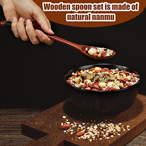 Wooden Cutlery Set - Travel Utensils with Case, 3 Pcs