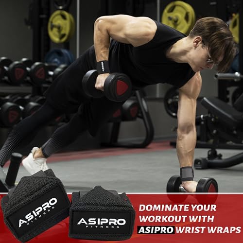 Weightlifting Wrist Wraps - 18" Wrist Support Straps - Black