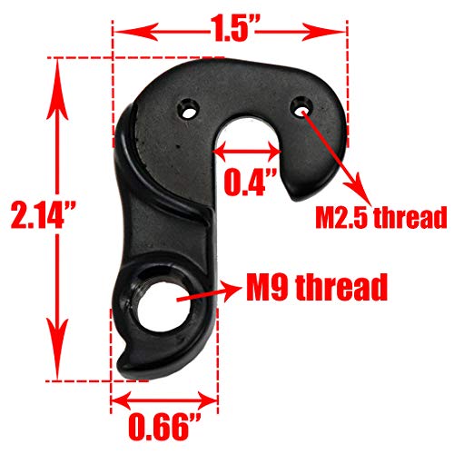 Bicycle Derailleur Hanger Frame Gear Tail Hook - 2 Pcs