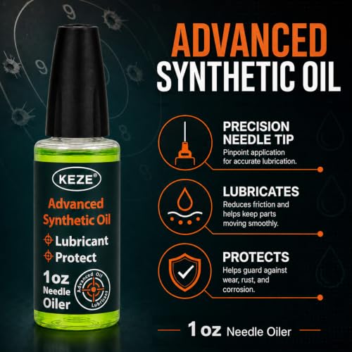 Advanced Synthetic Gun Oil with Needle Oiler - 1 oz
