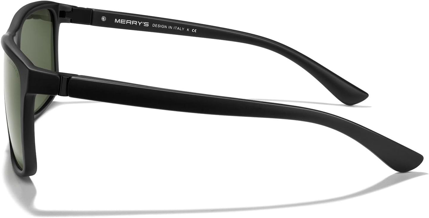 MERRY'S Polarized Sports Sunglasses - UV400 Protection for Cycling, Driving & Fishing | Unisex S8225