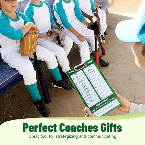 Baseball Dry Erase Coaches Clipboard - Double-Sided Whiteboard