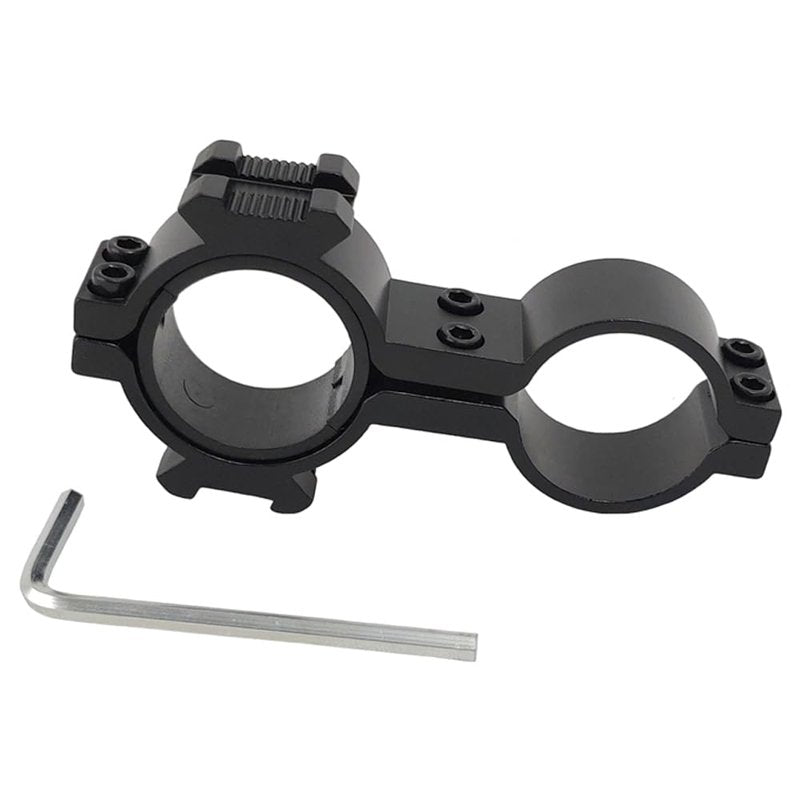 Calitte 25/30mm Flashlight Mount Holder with Stainless Steel Screws