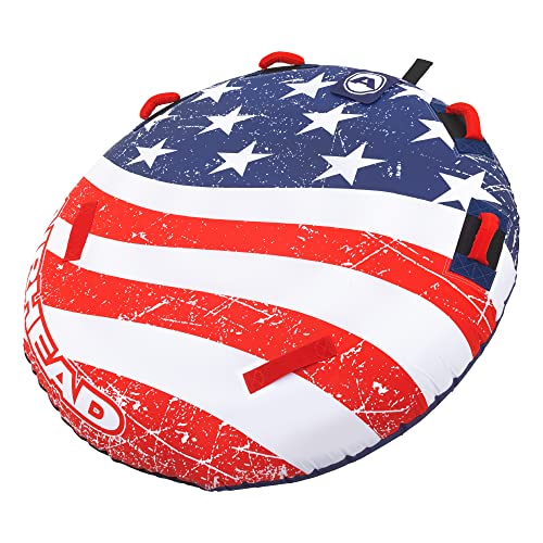 Towable Tube for Boating - Stars & Stripes 1 Rider with Nylon Cover