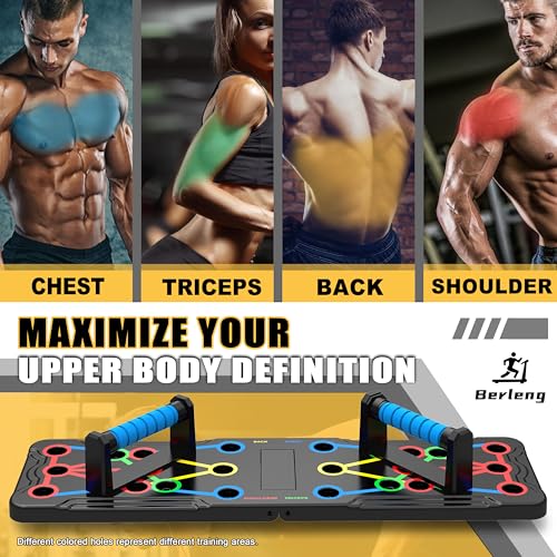 15-in-1 Push Up Board - Multi-Functional Home Workout Equipment - Black