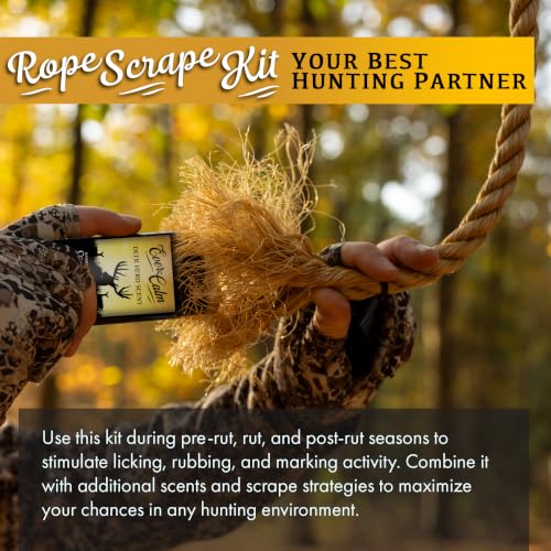 Conquest Scents EverCalm Deer Herd Scent Kit with Rope Scrape, 2.5 oz