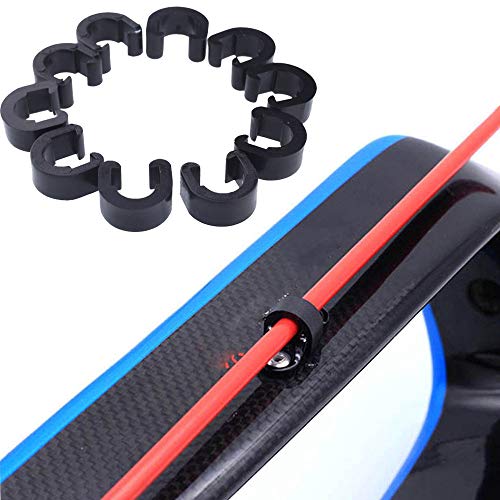 40pcs Bicycle C-Clips Cable Housing Guides - MTB & Road Bike Frame Buckles