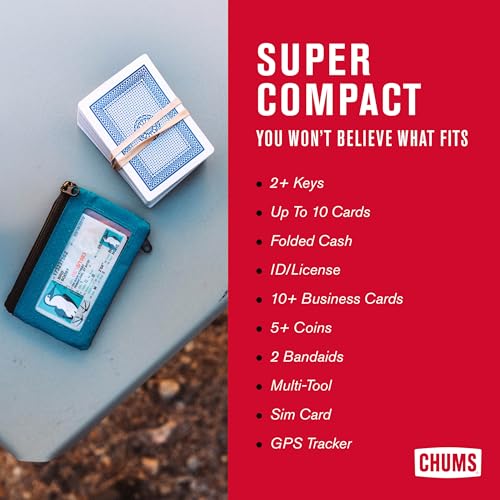 RFID Blocking Wallet with Zippered Compartments - Compact Slim Design