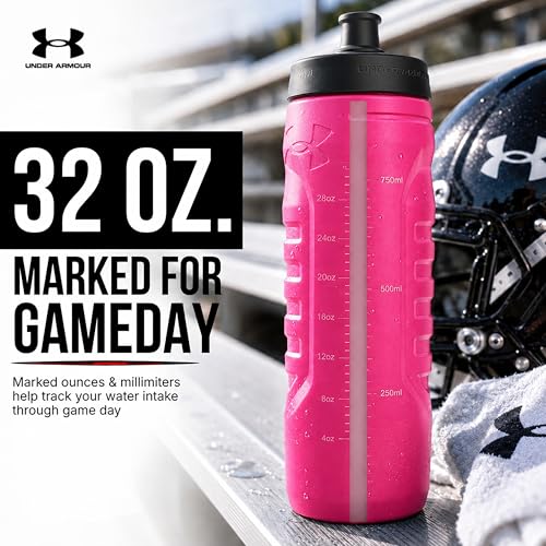 32oz Squeeze Water Bottle - Hot Pink Sports Hydration Bottle
