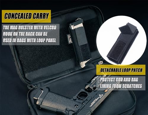 Tactical Magazine Holder Pouch for 9mm SMG Mag - Single