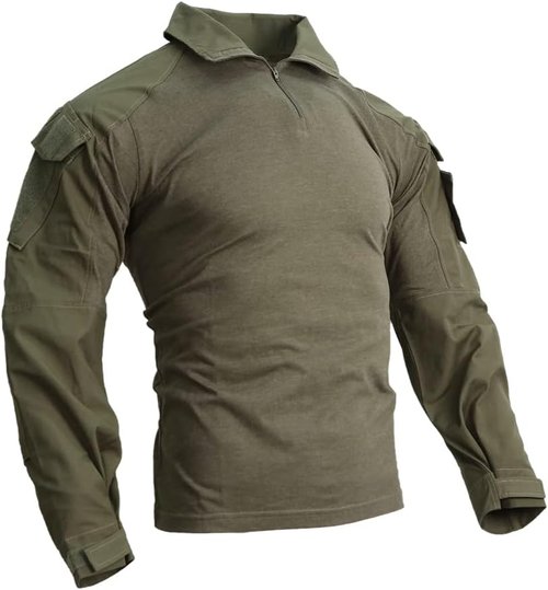 EMERSONGEAR G3 Combat Shirt - Upgraded Tactical Long Sleeve Camo Shirt for Men | Ideal for Hiking & Fishing