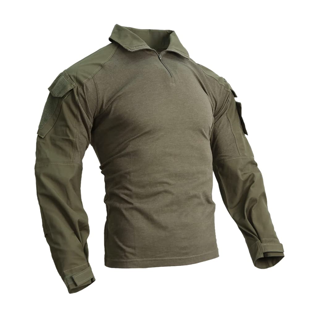 EMERSONGEAR Upgraded Version G3 Combat Shirt,Tactical Hiking Hunting Fishing Long Sleeve Camo Shirts for Men