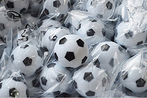 Foosball Replacement Balls - 32mm Mini Soccer Balls Black+White