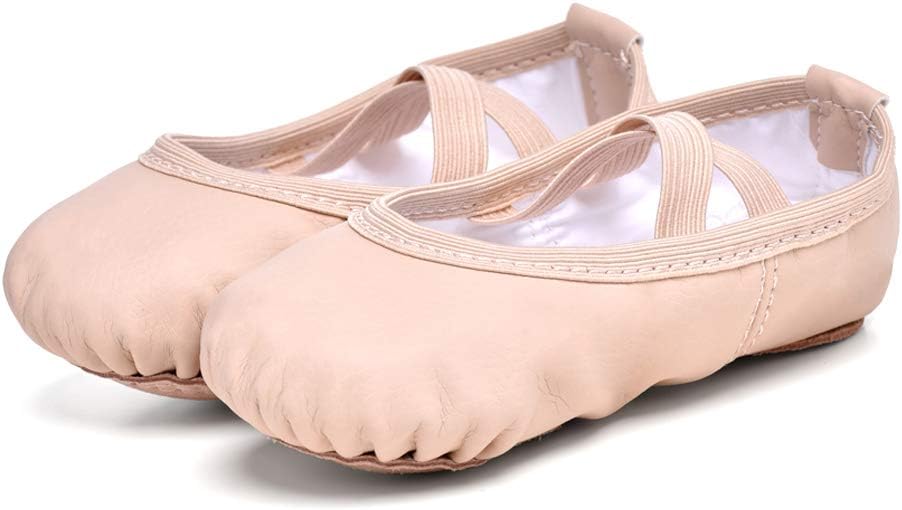 Stelle Ballet Shoes - Soft Leather Toddler Ballet Slippers for Girls & Boys | Comfortable Dance Footwear