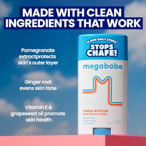 Anti-Chafe Stick - Prevents Skin Chafe & Irritation for Thighs, Arms & More